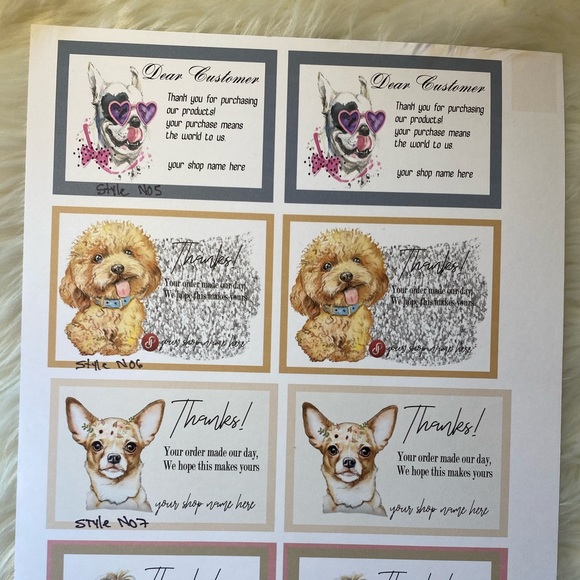 New Thank you Card, Personalized 100 Poshmark  Thank You Cards - Picture 6 of 8